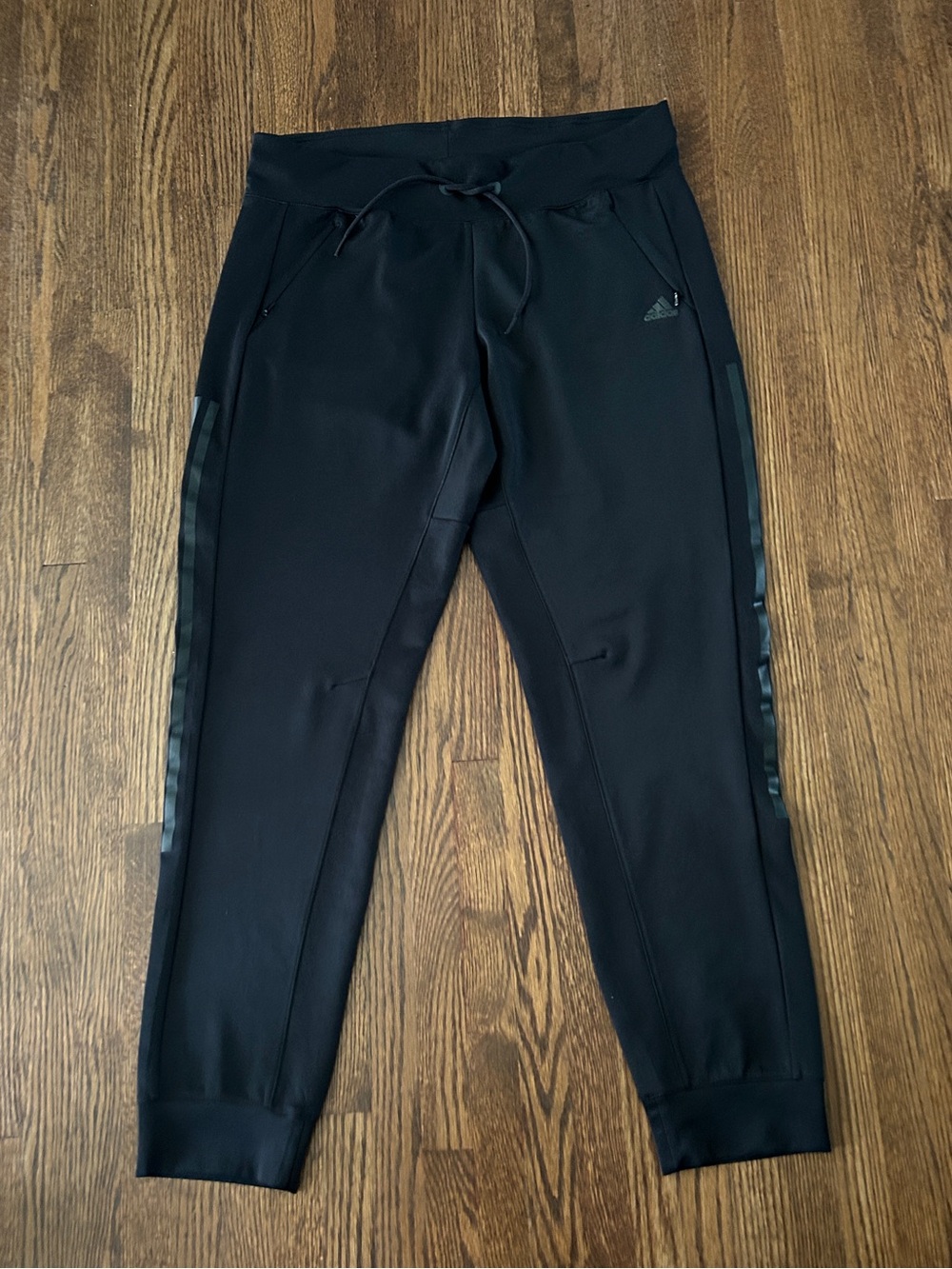 Adidas Men's Climalite Tapered Jogger Track Pants Black Size XL